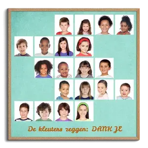 Fotocollage voor afscheid kleuters - Maak jouw eigen persoonlijke herinnering!