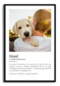 Personaliseerbaar Hondenposter: Jouw Perfecte Viervoeter Designen!