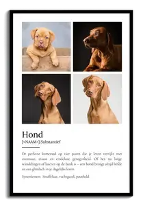 Personaliseerbaar Hondenposter: Jouw Perfecte Viervoeter Designen!