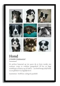 Personaliseerbaar Hondenposter: Jouw Perfecte Viervoeter Designen!