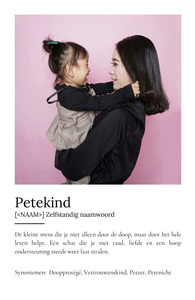Maak jouw persoonlijke Patenkind Definiteer-Poster met eigen foto's en tekst!