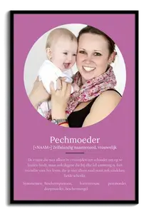 Maak een gepersonaliseerd Patentante Definitions-Poster als uniek cadeau!