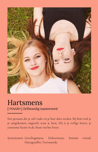 Creëer jouw persoonlijke 'Herzensmensch' poster met liefdevolle definitie & foto's Creëer jouw persoonlijke 'Herzensmensch' poster met liefdevolle definitie & foto's