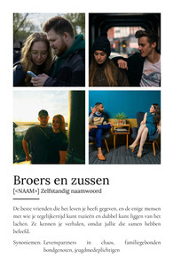 Personaliseer je Geschwister-Poster: beste vrienden, gedeelde verhalen, uniek cadeau!