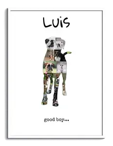 Creëer jouw unieke Boxer hond fotocollage - gepersonaliseerd voor jou
