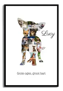 Creëer jouw Chihuahua fotocollage - Personalisier met foto's en tekst