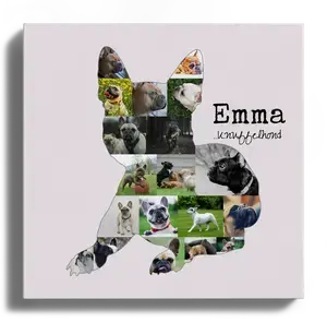 Creëer jouw unieke Franse Bulldog fotocollage - Persoonlijk en onvergetelijk!