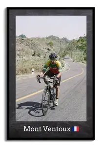 Maak je racefiets-fotocollage met tekst – perfect voor tours, teams en ritten