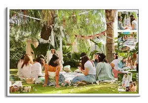 Maak je zomerfeest fotocollage met tekst – voor vrienden, familie of bedrijf