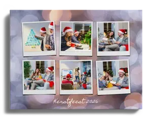 Kerstfeest fotocollage voor teams en bedrijven