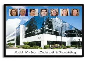 Ontwerp jouw teamcollage op Alu-Dibond voor kantoor of afscheidscadeau
