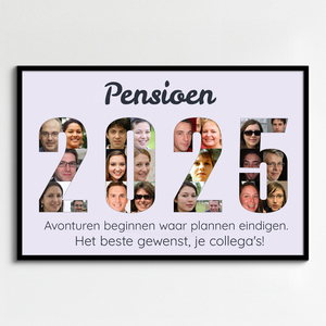 Persoonlijke pensioen-fotocollage: Maak jouw unieke afscheidsgeschenk