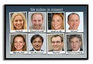 Polaroid Fotocollage: Maak jouw persoonlijk afscheidsgeschenk met eigen foto's!