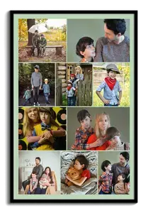 Creëer jouw persoonlijke 'Jij en Ik' familiecollage poster met liefdevolle momenten!