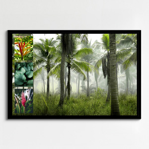 Natuurfotografie Collage – Ontwerp & bestel jouw tropische planten & palmen, premium print