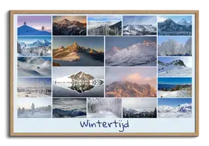 Ontwerp je landschapsfotocollage – premium print als poster of canvas, vier seizoenen