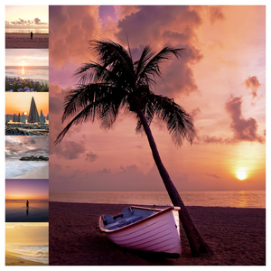 Maak je landschaps-fotocollage: strand, zonsondergang, meren & bergen – premium print Maak je landschaps-fotocollage: strand, zonsondergang, meren & bergen – premium print