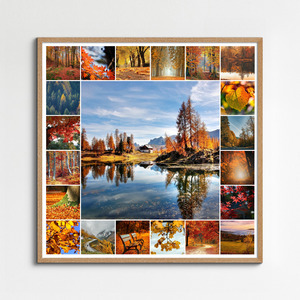Ontwerp je fotocollage met natuur, landschap & dieren – alle seizoenen | premium print
