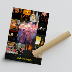 Sint-Maarten fotocollage: ontwerp jouw lampionoptocht – herfst, eigen tekst