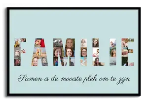 Maak je unieke FAMILIE fotocollage - Bewaar jullie mooiste momenten