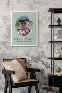 Creëer je persoonlijke ovale herdenkingscollage voor een dierbare vandaag