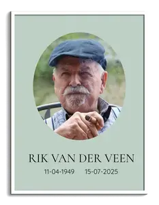 Creëer je persoonlijke ovale herdenkingscollage voor een dierbare vandaag