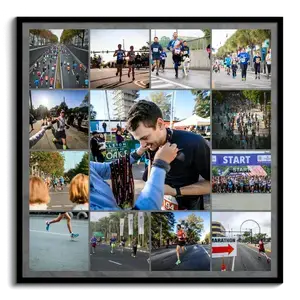 Marathon fotocollage sjabloon