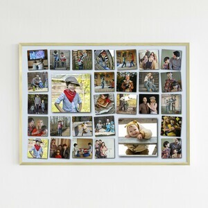 Creëer je eigen gepersonaliseerde fotocollage in speels raster-design