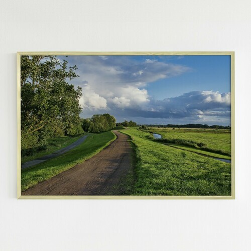 Landschapsfoto grootformaat als canvas poster acryl of Dibond