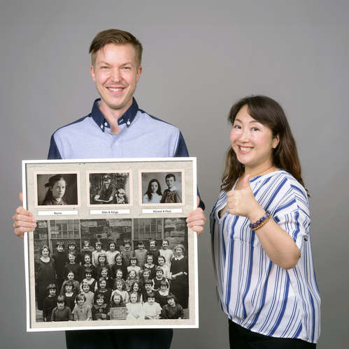 Creëer je eigen retro schoolfoto-collage - Unieke herinnering aan schooltijd!