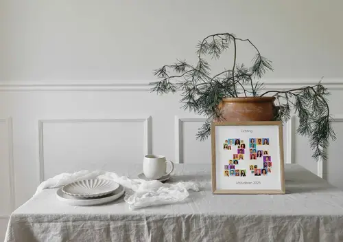 Getekende Jaarboek Collage met Foto’s