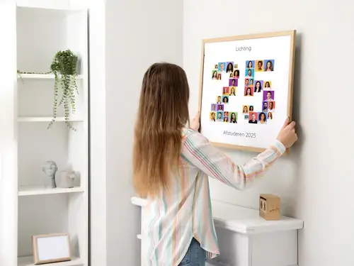 Getekende Jaarboek Collage met Foto’s