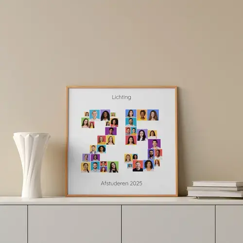 Getekende Jaarboek Collage met Foto’s