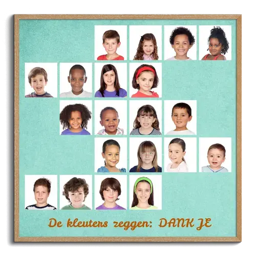 Fotocollage voor afscheid kleuters - Maak jouw eigen persoonlijke herinnering!