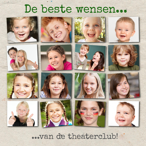 Creëer jouw unieke schoolcollage voor de theater AG cadeaus en herinneringen!