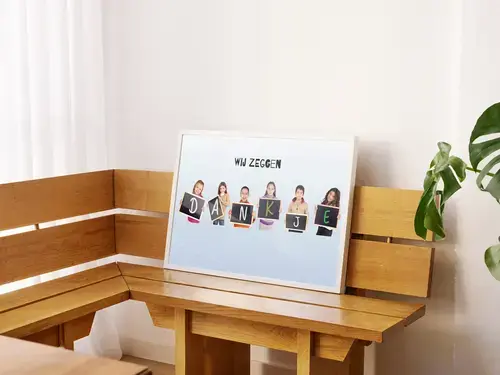 Fotocollage: "Dank aan Leraar" Ontwerp