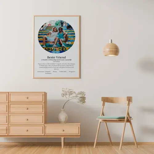 Definitionsposter Beste Vriend Duden-Stijl