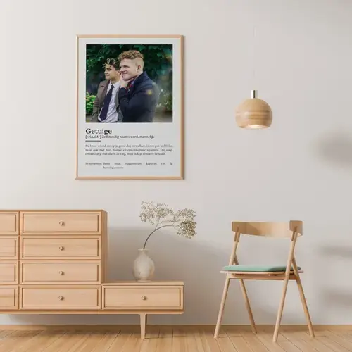 Definitieposter Trauzeuge - Persoonlijk Geschenk