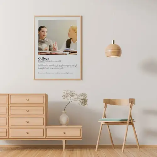 Definitionsposter 'Kollegin' met Foto's - Duden Stijl