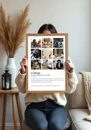 Definitionsposter 'Kollegin' met Foto's - Duden Stijl