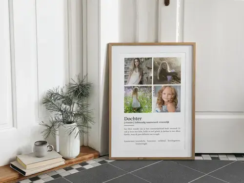 Definitionsposter 'Dochter' – Aanpasbaar en Persoonlijk
