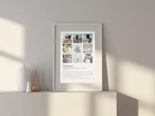 Definitionsposter 'Patenonkel' - Persoonlijk Geschenk