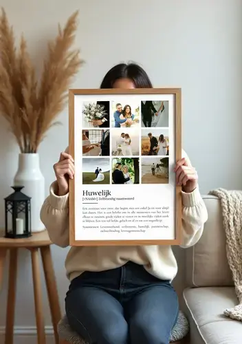 "Ehe-Definitionsposter im Duden-Stil, personalisierbar"