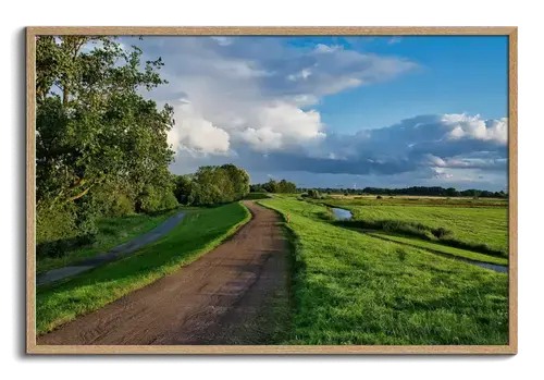 Landschapsfoto grootformaat als canvas poster acryl of Dibond