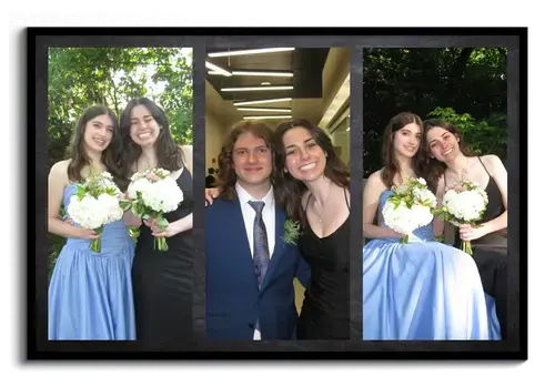 Fotocollage sjabloon voor eindexamenfeest