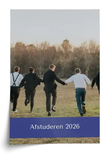Fotocollage afstuderen met eigen tekst
