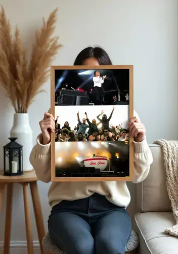 Festival fotocollage met eigen tekst