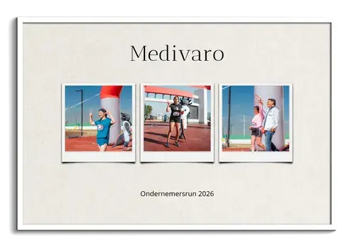 Bedrijfsloop collage met eigen tekst