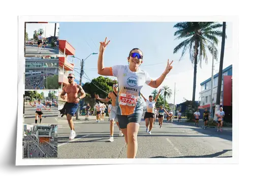 Marathon fotocollage sjabloon