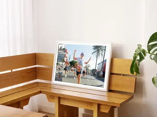 Marathon fotocollage sjabloon